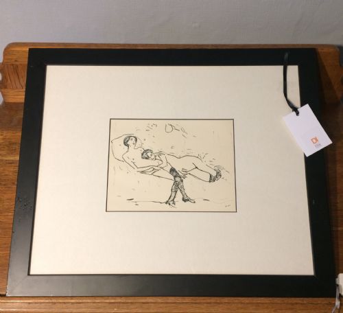 albert marquet original lithographic print signed c1930 art deco - CATEGORY: ANTIQUE ART - DATED 1930