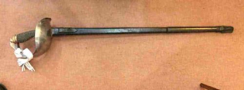 antique ww1 british cavalry officer's fighting sword - CATEGORY: ANTIQUE MISCELLANEOUS - DATED 1910