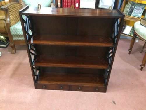 mahogony wall shelves - CATEGORY: ANTIQUE FURNITURE - DATED 19TH CENTURY