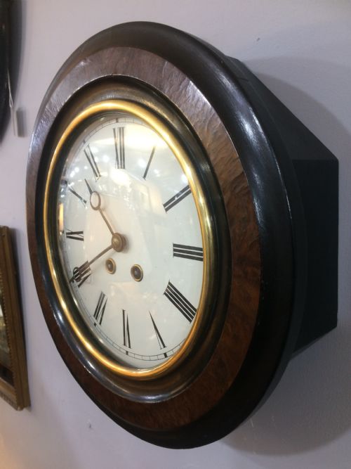 FRENCH WALL CLOCK 8 DAY 19TH CENTURY - ADDITIONAL PHOTO 2