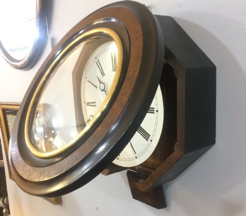 FRENCH WALL CLOCK 8 DAY 19TH CENTURY - ADDITIONAL PHOTO 3