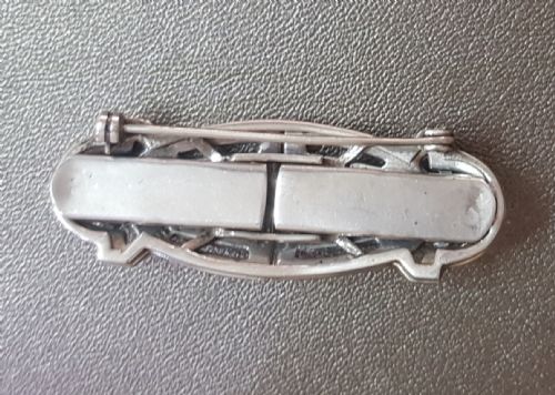 ART DECO 1930S DUETTE BROOCH DRESS CLIPS MARCASITE ON SILVER TONE - ADDITIONAL PHOTO 1