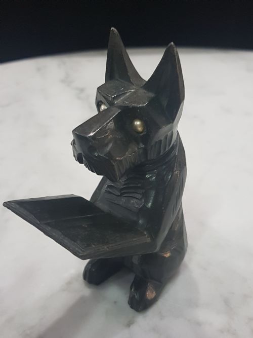FRENCH ART DECO SCOTTISH TERRIER 1930 - ADDITIONAL PHOTO 2