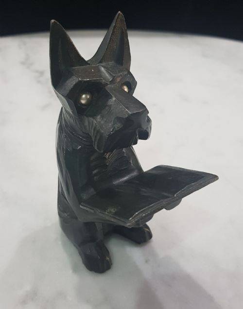 FRENCH ART DECO SCOTTISH TERRIER 1930 - ADDITIONAL PHOTO 6
