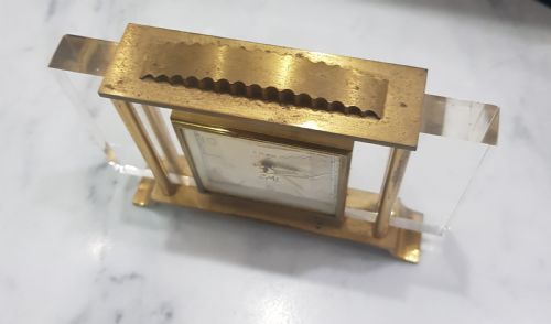 FRENCH ART DECO TRAVEL CLOCK BY SMI C1930 - ADDITIONAL PHOTO 2
