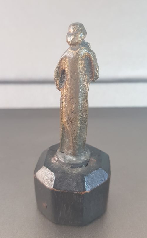 GILT BRONZE GALILEO NEWTON EARLY 19TH CENTURY ITALIAN FIGURES - ADDITIONAL PHOTO 10