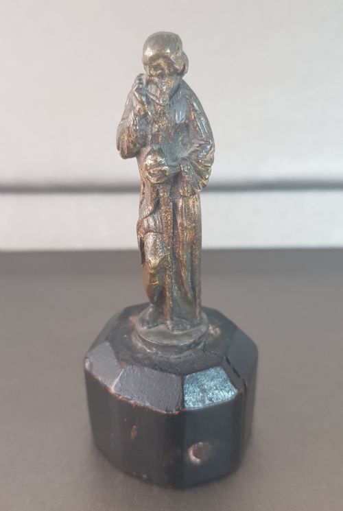 GILT BRONZE GALILEO NEWTON EARLY 19TH CENTURY ITALIAN FIGURES - ADDITIONAL PHOTO 11