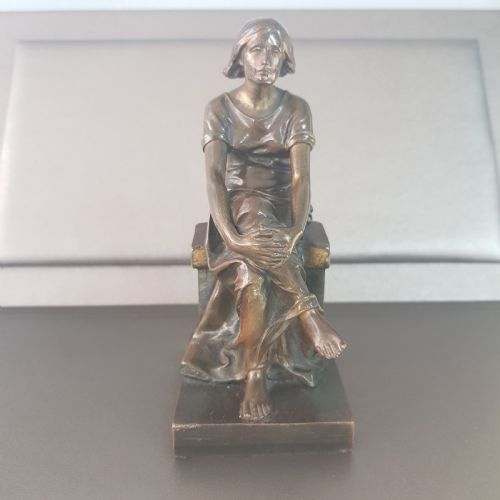 french bronze sculpture joan of arc signed alfred boucher 18501937 cast by susse frres paris - CATEGORY: ANTIQUE METAL - DATED 19TH CENTURY