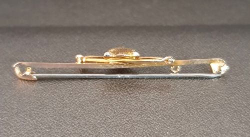 FOX 9 CARAT GOLD PIN BROOCH 1910 BY EQUESTRIAN JEWELLER ALFRED JAMES HOW - ADDITIONAL PHOTO 3