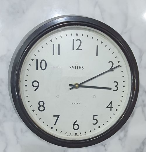 SMITHS 1930S BAKELITE WALL CLOCK - ADDITIONAL PHOTO 3