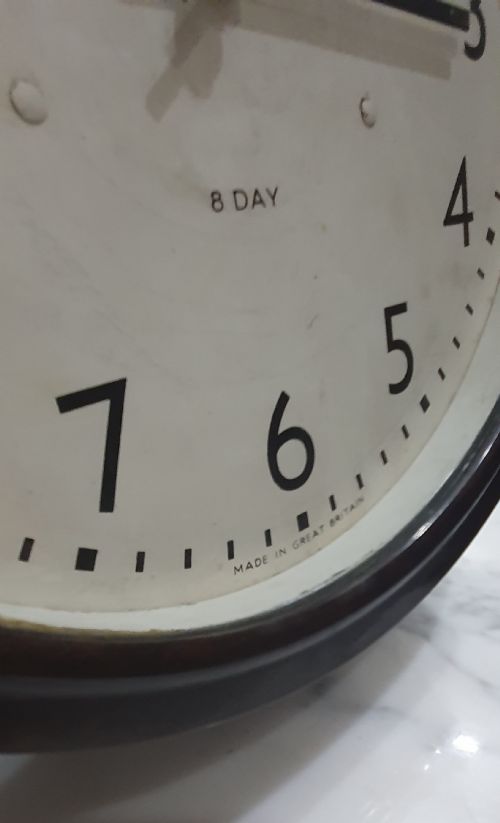 SMITHS 1930S BAKELITE WALL CLOCK - ADDITIONAL PHOTO 7