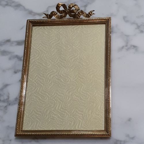 FRENCH 19TH CENTURY GILT BRONZE STANDING OR HANGING FRAME - ADDITIONAL PHOTO 3