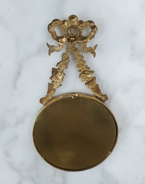 GILT BRONZE HANGING FRAME FRENCH LATE 19TH CENTURY - ADDITIONAL PHOTO 2