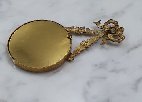 GILT BRONZE HANGING FRAME FRENCH LATE 19TH CENTURY - ADDITIONAL PHOTO 3