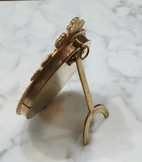 GILT BRONZE STANDING OR HANGING FRAME FRENCH LATE 19TH CENTURY - ADDITIONAL PHOTO 5