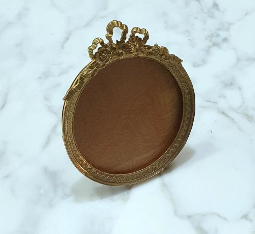 GILT BRONZE STANDING OR HANGING FRAME FRENCH LATE 19TH CENTURY - ADDITIONAL PHOTO 7