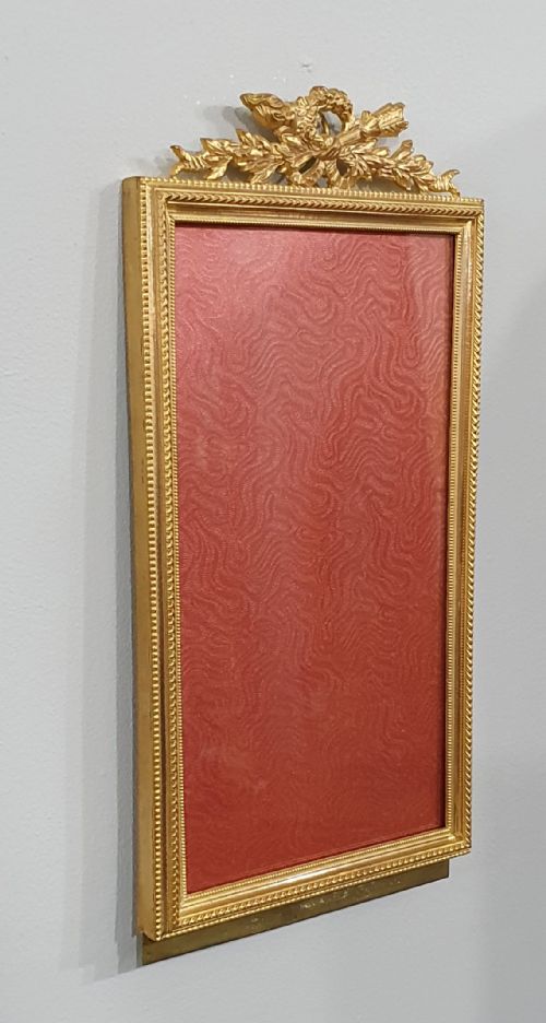 GILT BRONZE RECTANGULAR STANDING OR HANGING FRAME FRENCH C1880 - ADDITIONAL PHOTO 1