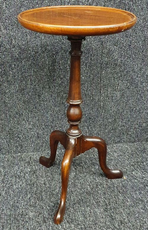 tripod mahogany wine table early 20th century - CATEGORY: ANTIQUE TABLES - DATED 1910