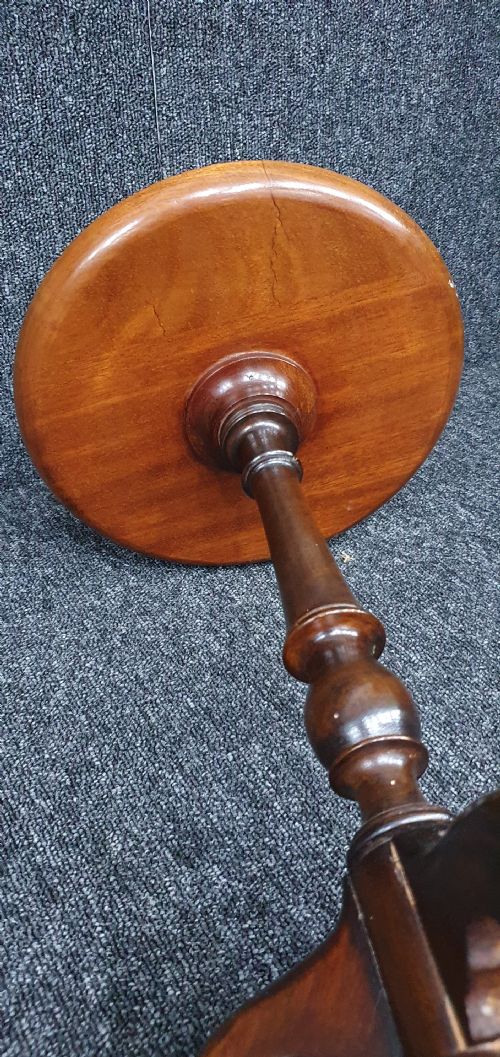 TRIPOD MAHOGANY WINE TABLE EARLY 20TH CENTURY - ADDITIONAL PHOTO 6