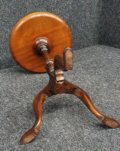 TRIPOD MAHOGANY WINE TABLE EARLY 20TH CENTURY - ADDITIONAL PHOTO 7