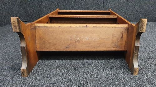 ARTS CRAFTS OAK BOOKSHELVES FREESTANDING C1910 - ADDITIONAL PHOTO 5