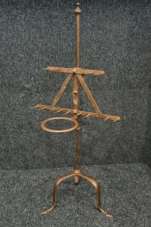 george iii wrought iron adjustable lark spit toaster - CATEGORY: ANTIQUE MISCELLANEOUS - DATED GEORGIAN