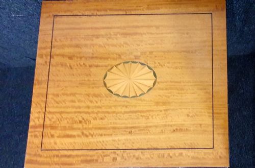 EDWARDIAN SATINWOOD INLAID EBONY SIDE OCCASIONAL TABLE - ADDITIONAL PHOTO 6