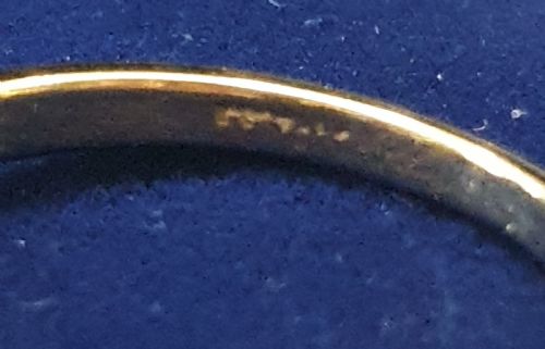 1950S OLD CUT DIAMOND RING 18 CARAT GOLD SIZE L - ADDITIONAL PHOTO 3