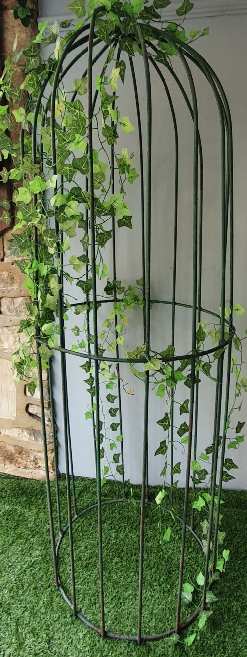 victorian wrought iron garden cage trellis - CATEGORY: ANTIQUE MISCELLANEOUS - DATED VICTORIAN