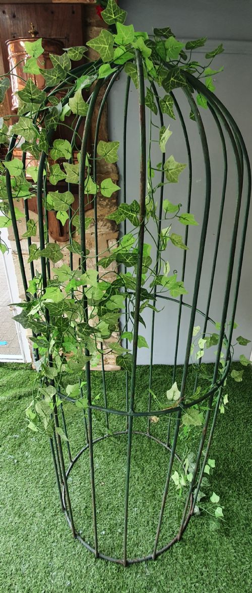 VICTORIAN WROUGHT IRON GARDEN CAGE TRELLIS - ADDITIONAL PHOTO 1
