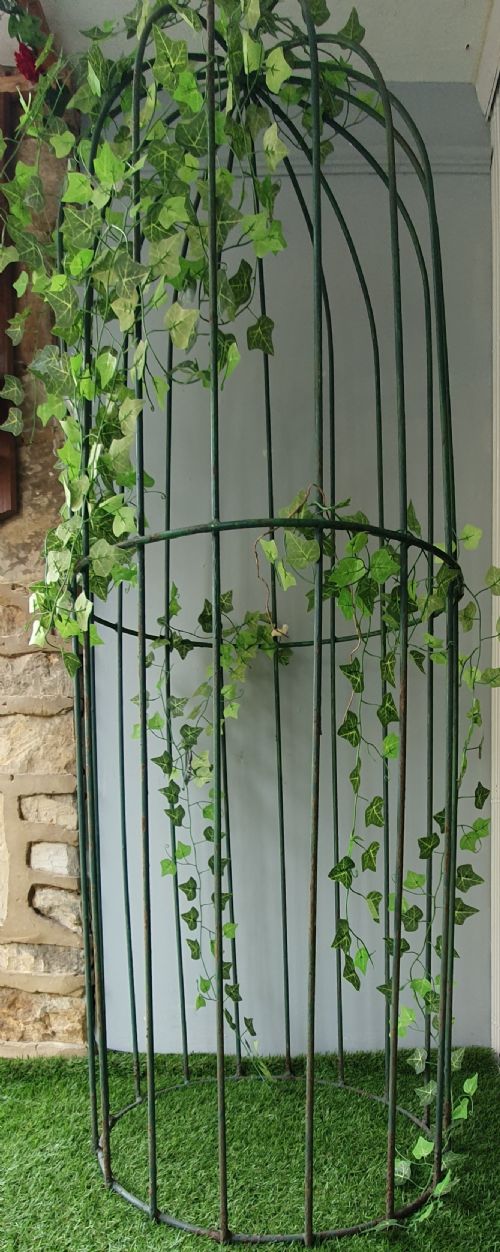 VICTORIAN WROUGHT IRON GARDEN CAGE TRELLIS - ADDITIONAL PHOTO 2
