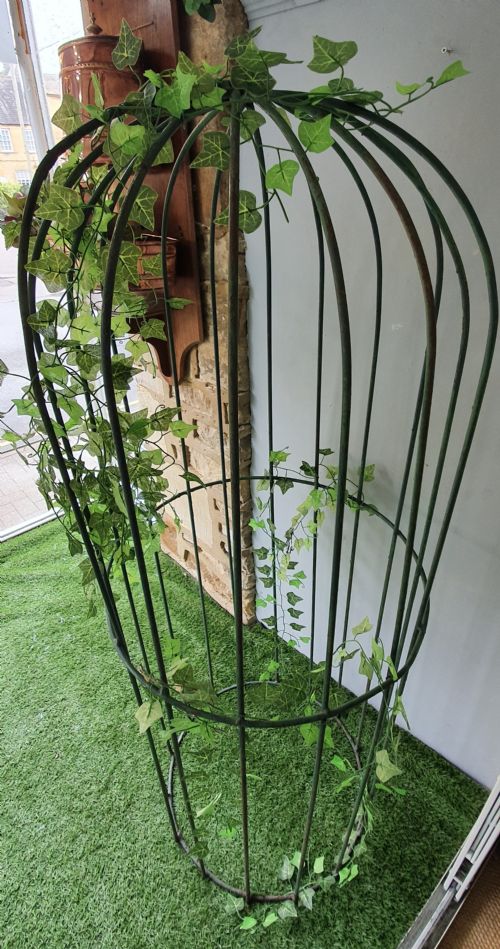VICTORIAN WROUGHT IRON GARDEN CAGE TRELLIS - ADDITIONAL PHOTO 3