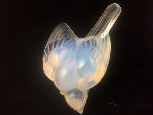 SABINO FRENCH ART DECO OPALESCENT BIRD C1930 - ADDITIONAL PHOTO 1