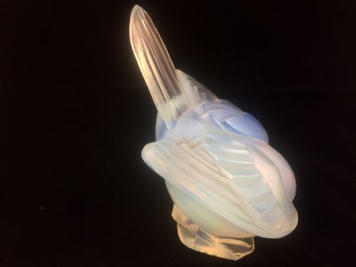 SABINO FRENCH ART DECO OPALESCENT BIRD C1930 - ADDITIONAL PHOTO 2