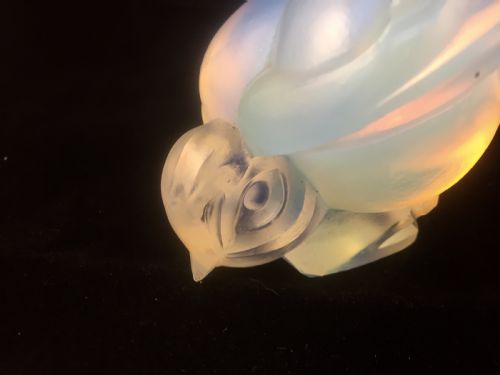 SABINO FRENCH ART DECO OPALESCENT BIRD C1930 - ADDITIONAL PHOTO 3