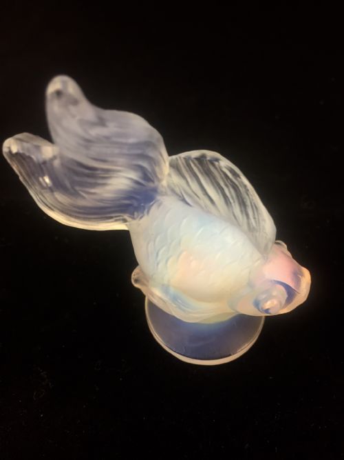 sabino french art deco opalescent fish c1930 - CATEGORY: ANTIQUE GLASS - DATED 1930