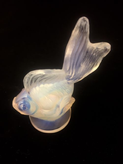 SABINO FRENCH ART DECO OPALESCENT FISH C1930 - ADDITIONAL PHOTO 1