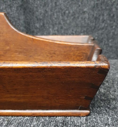 GEORGIAN WINE BOTTLE CARRIER C 1800 MAHOGANY - ADDITIONAL PHOTO 6
