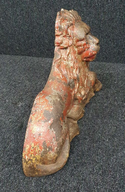 VICTORIAN CAST IRON LION - ADDITIONAL PHOTO 9