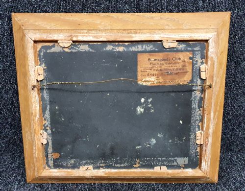 EARLY AUTUMN 1925 EXHIBITION OIL ON BOARD AMERICAN IMPRESSIONIST EMILE WALTERS ORIGINAL FRAME EXHIBITION LABEL - ADDITIONAL PHOTO 10