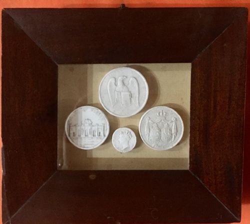 THREE 19TH CENTURY INTAGLIOS IN MAHOGANY FRAMES - ADDITIONAL PHOTO 2