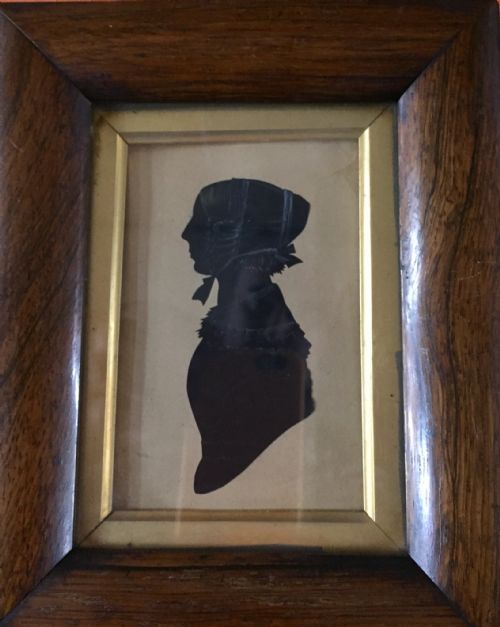 PAIR 19C GILDED SILHOUETTE PORTRAITS - ADDITIONAL PHOTO 3