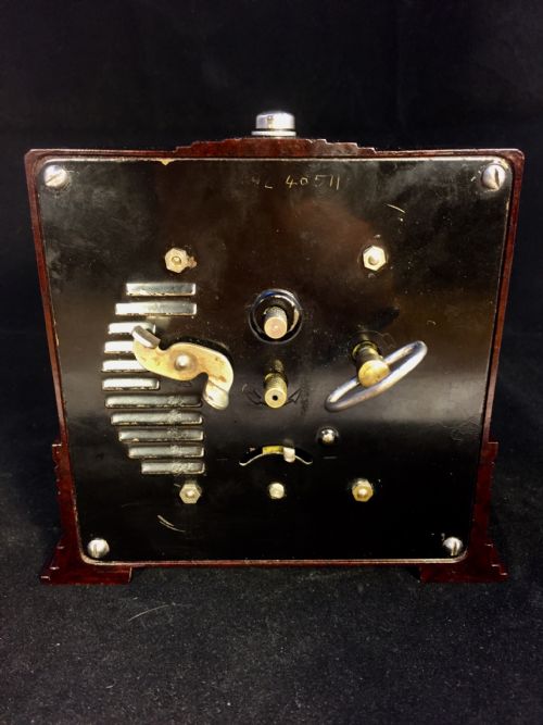 FRENCH ART DECO BAKELITE CLOCK C1930 - ADDITIONAL PHOTO 2