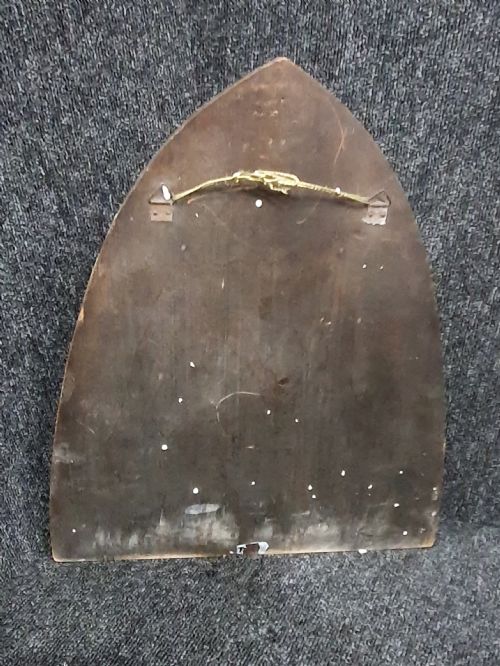 ARTS AND CRAFTS COPPER MIRRORED KEY CUPBOARD ART NOUVEAU EARLY ART DECO DESIGN - ADDITIONAL PHOTO 5