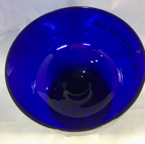 BRISTOL BLUE SUGAR BOWL C1820 - ADDITIONAL PHOTO 3
