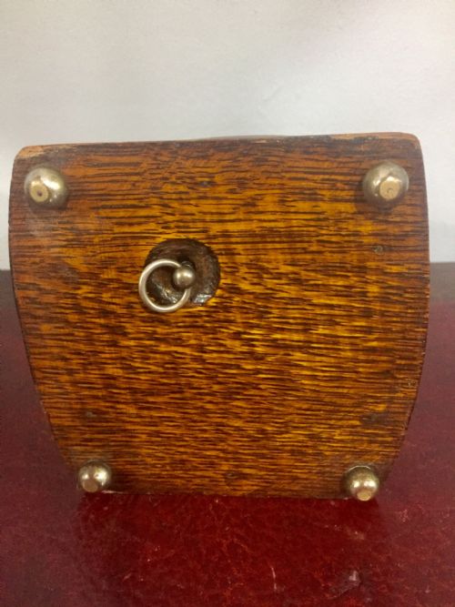 MUSIC BOX CARVED WOOD IN THE FORM OF A BARREL 19C - ADDITIONAL PHOTO 9