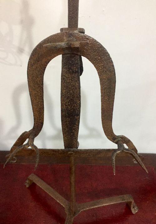 WROUGHT IRON ADJUSTABLE TOASTER MID 18THC - ADDITIONAL PHOTO 1