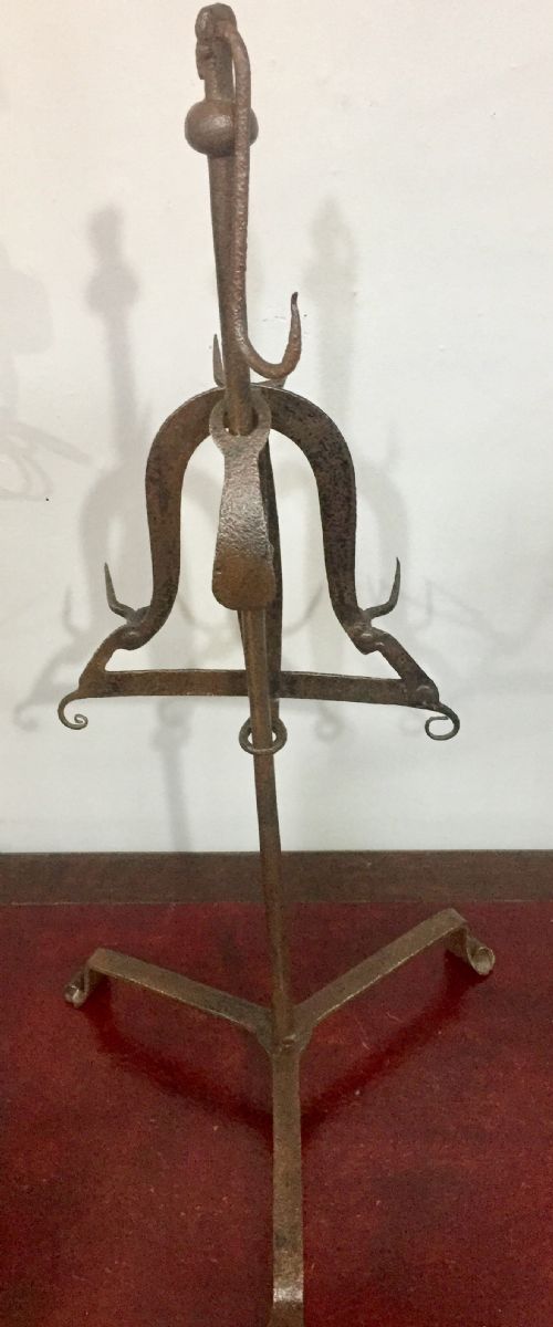 WROUGHT IRON ADJUSTABLE TOASTER MID 18THC - ADDITIONAL PHOTO 4