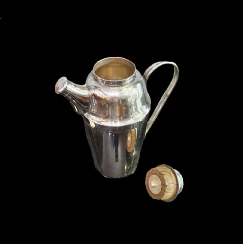 WMF GERMAN PLATED ART DECO COCKTAIL SHAKER C1930 - ADDITIONAL PHOTO 1