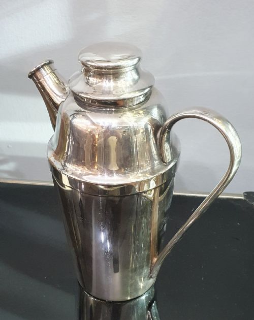 WMF GERMAN PLATED ART DECO COCKTAIL SHAKER C1930 - ADDITIONAL PHOTO 4